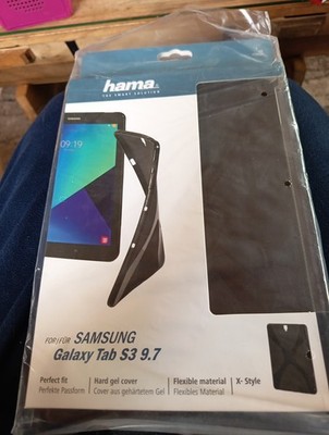 Hama Schutzhülle Gel für Samsung Galaxy Tab S3 9.7 Schwarz Grau NEU
