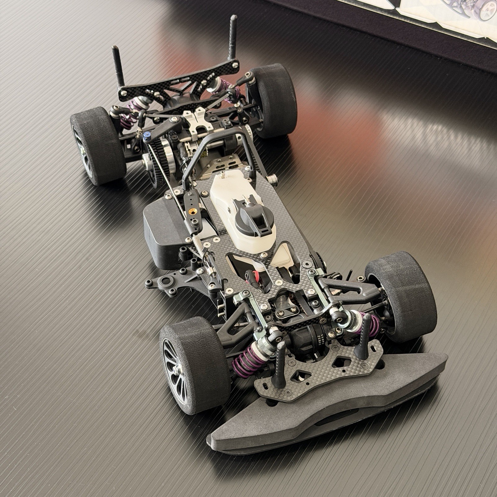 MUGEN MTX4 ROLLING CHASSIS NITRO 1/10 CLEAN 