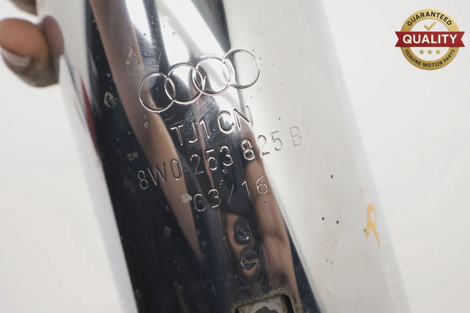 2017-2020 AUDI A4 QUATTRO B9 2.0L GÁS TRASEIRO DIREITO SILENCIADOR DE ESCAPE TUBO TRASEIRO FABRICANTE DE EQUIPAMENTO ORIGINAL - Imagem 3 de 4