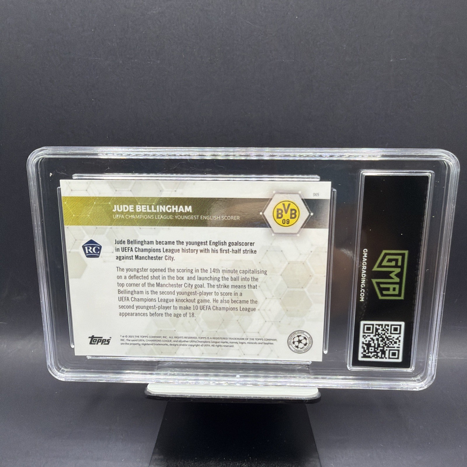🔥2020-21 Topps Now UEFA UCL - Erling Haaland, Jude Bellingham /41113 (RC)🔥 view 2