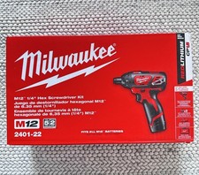 Milwaukee M12 12-Volt Lithium-Ion 1/4 in. 240...