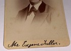 Rare Antique ID'd American Railroad Machinist Eugene Tuller! PA CDV Photo! US! — photo 3