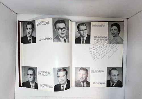 Vintage 1958 Upper Iowa University Yearbook - "Peacock" - Red MCM Design - Retro - Picture 15 of 23