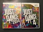 Just Dance 2014 And Just Dance 4 Nintendo Wii CIB Tested And Working