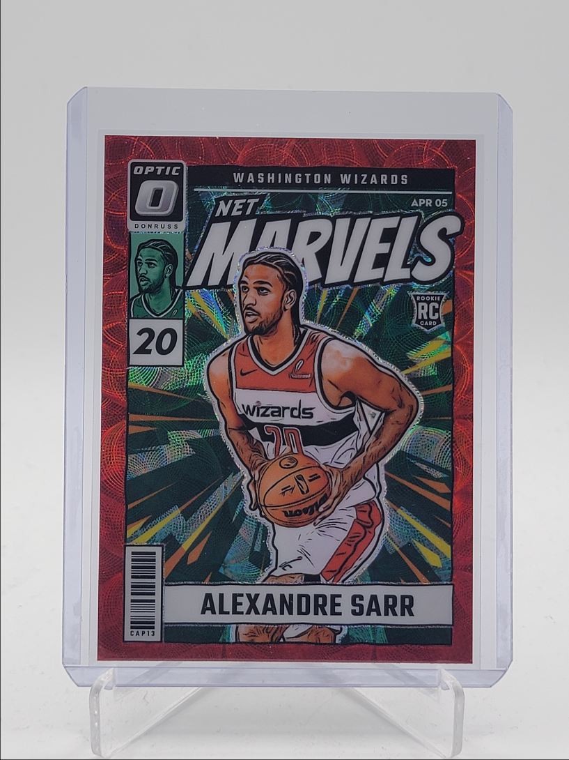 ALEXANDRE SARR 2024-25 OPTIC NET MARVELS RED INTERNATIONAL RC Q5692