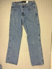 Redhead Size 32x34 M3ns Jeans Straight Relaxed Fit Med Wash Cotton