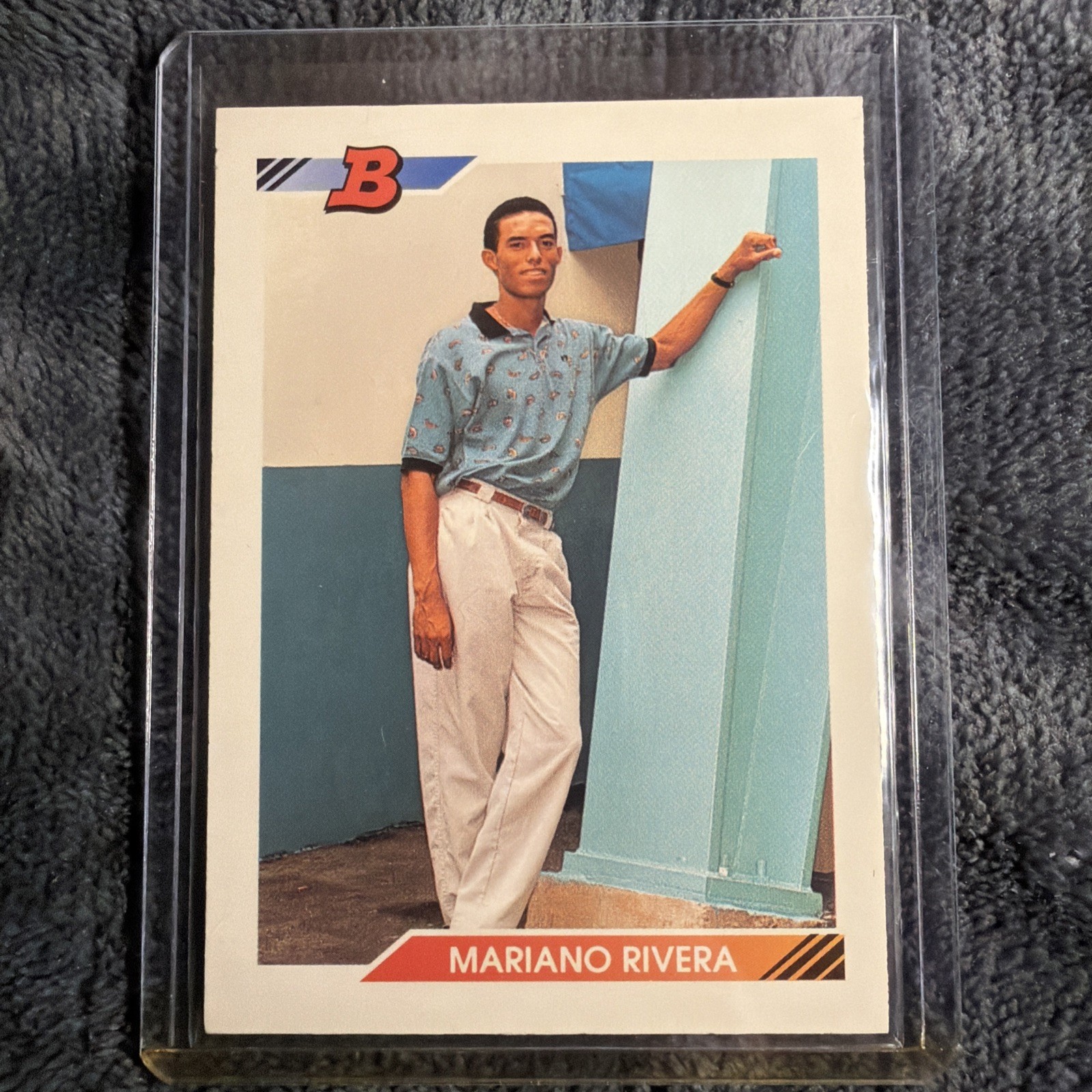 1992 Bowman - Mariano Rivera #302 E* on Back (RC)