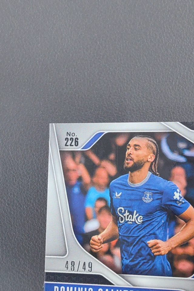2024-25 Panini Prizm Premier League Dominic Calvert-Lewin Red Lazer Prizm /49 - Image 4 of 4