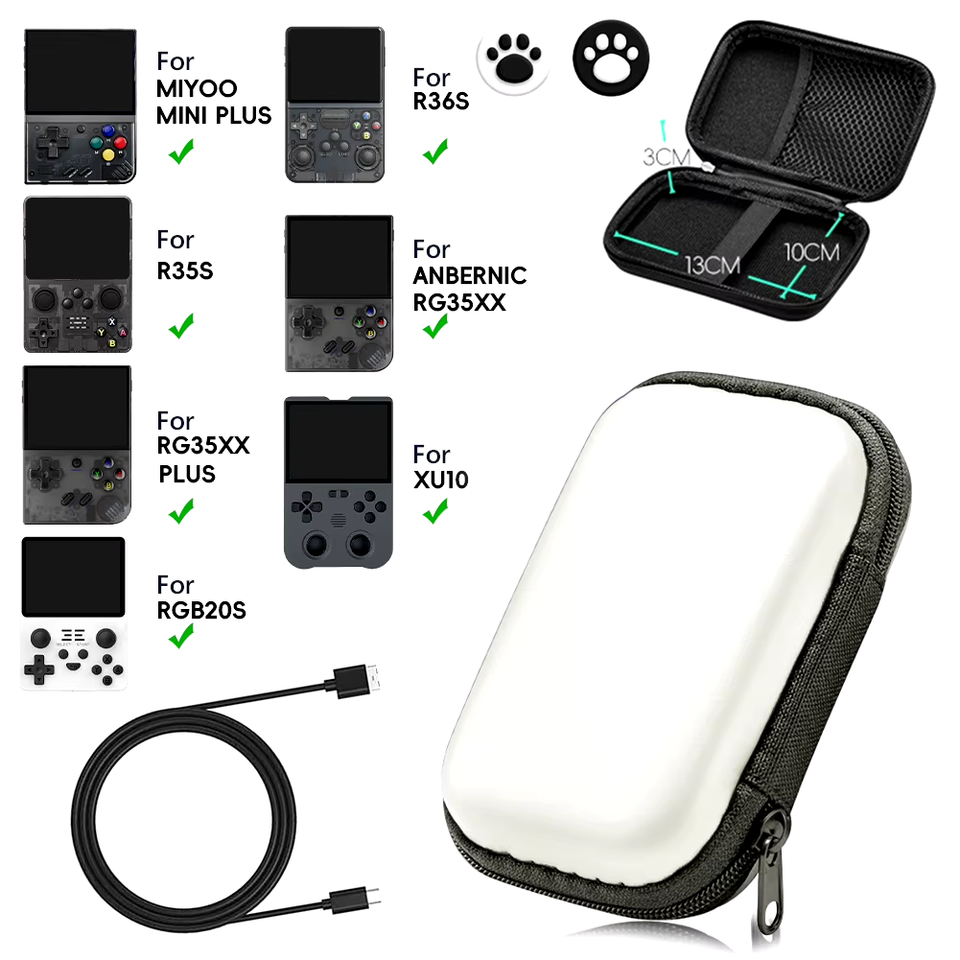 Protable Bag for RG35XX plus Case for ANBERNIC RG35XX Cover Case for ...