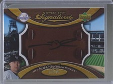 2007 Sweet Spot Brown Black Ink 31/75 Jeff Baker #SS-JB Auto z5i