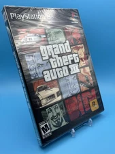 Grand Theft Auto 3 - Sony PlayStation 2 sealed CASE FRESH Black Label Ps1