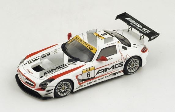 Spark Model Mercedes Sls Amg GT3 N.6 2Nd Macau Gp Gt Cup 2014 R.Van Der Zande 1-image