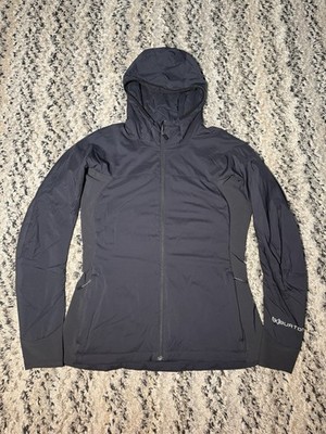 Burton AK Women's Helium JK Black Hooded Snowboard Stretch Jacket Medium