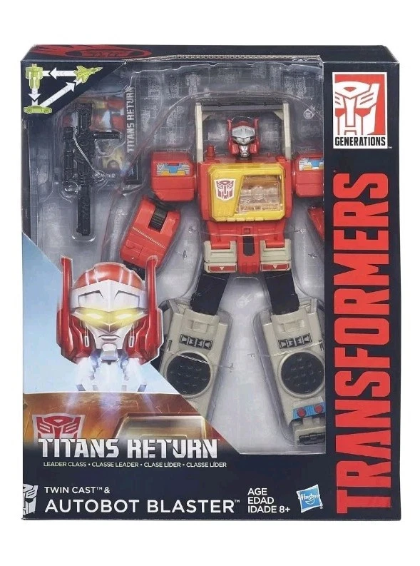 Transformers Titans Return Leader Class Blaster y Twincast Nuevo y Precintado Foto 2 de 4