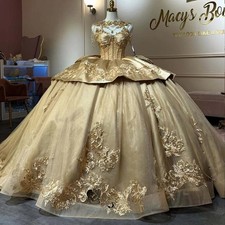Luxury Corset Quinceanera Dresses for Girls Appliques Sweetheart Ball Gowns 15