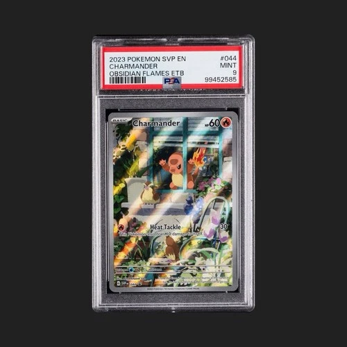 Pokémon TCG Charmander SVP 044 Obsidian Flames Black Star Promo Card PSA 9