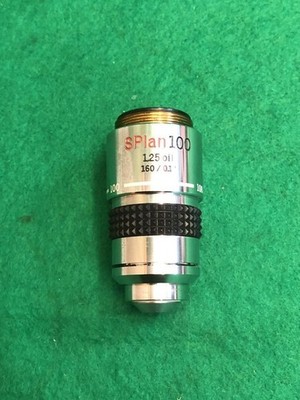 Olympus SPlan 100x 1.25 Öl 160/0.17 Mikroskop Objektiv BH2 NEUWERTIG...