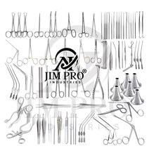 JIM PRO 103 Pcs Tympanoplasty Instruments Set Micro Ear Surgery ENT Instruments
