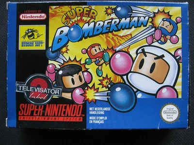 Jeux Super Nintendo SNES Super Bomberman Complet - PAL FAH - Photo 1/4