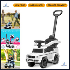 Kids Ride-On Car Outdoor Stroller - Mercedes G-Wagon for Toddlers 1-3, Music  H