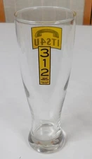 312 Urban Wheat Ale ITS4U 8-1/2" Tall Beer Glass, Goose Island, Chicago