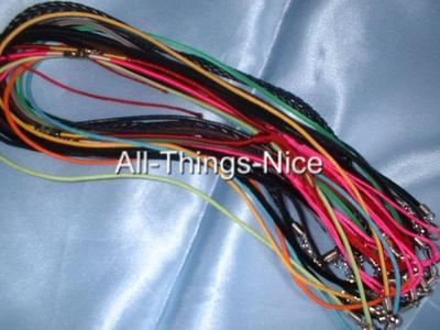 Silk String Pendant Tie 18-24/" Adjustable Tab SLIDE Necklace Jewellery Cord 20