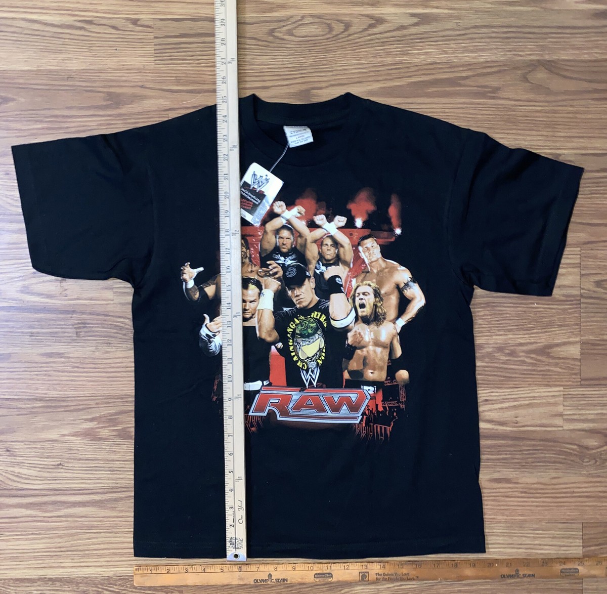 Vintage Y-Lrg Raw Degeneration X Cena Smack Down Umaga T-Shirt WWE