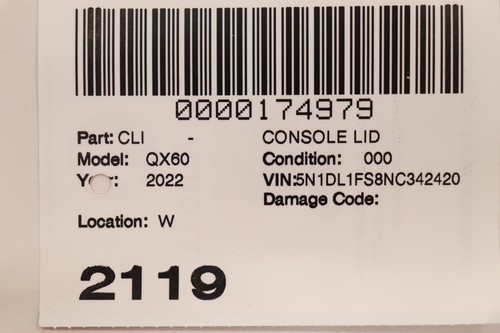 2022 - 2025 INFINITI QX60 CENTER CONSOLE UPPER TRIM COVER PANEL OEM 969446SA1A - Picture 12 of 12