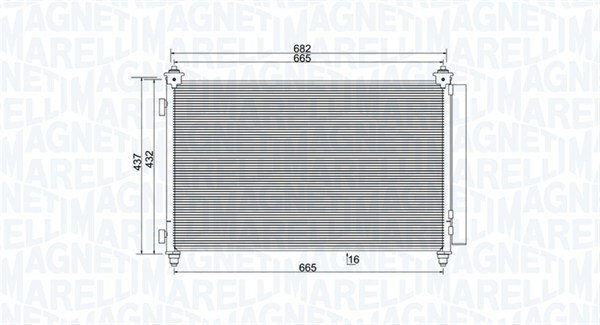Magneti Marelli Kondensator Klimaanlage Mit Trockner FüR Mazda CX-9 TB-image