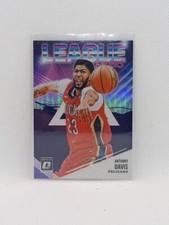 Anthony Davis 2018-19 Optic League Leaders Holo Silver Prizm #5 Pelicans 