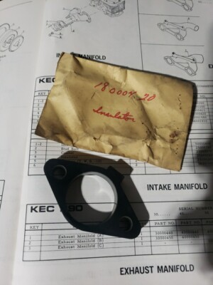 #ad #ad CCW KEC290 340 400 CARBURETOR INSULATOR SPACER OEM NOS SNOWMOBILE JOHN DEERE $19.97