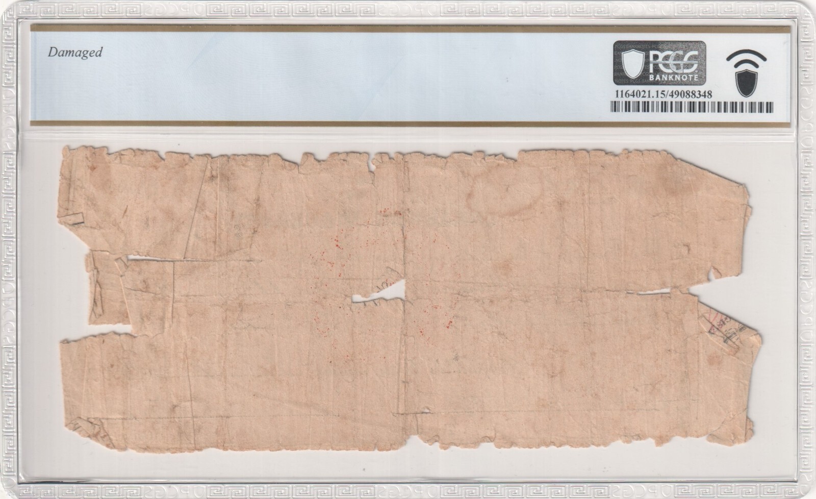 Texas 1862 10 Treasury Warrant PCGS Fine 15 Details CR TX 22E Civil