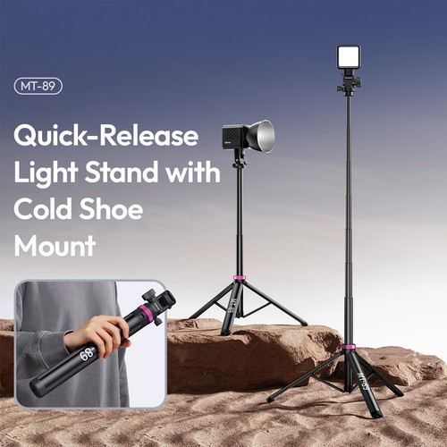 Ulanzi MT-89 2M Cold Shoe Quick Release Light Stand Durable Use - Picture 19 of 38