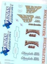 Slixx 8026 Gasser Mini Sheet #12 1/24 1/25 waterslide Drag decal