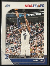 2019-20 Panini Nba Hoops #257 Miye Oni RC Jazz NM-M