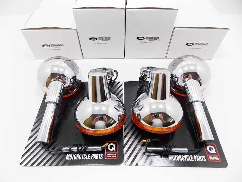 JUEGO INDICADOR INTERMITENTE TRASERO DELANTERO IZQUIERDO DERECHO YAMAHA DT360 1974 JBS YAMAHA DT360 Foto 3 de 3