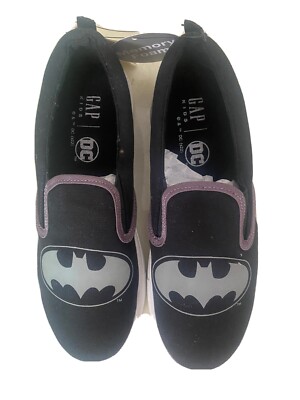 NEW with tags GAP Kids Batman Black Slip on Sneakers