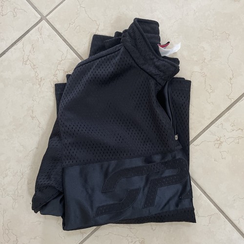 Spyder Active Shirt Mens Large Black Pullover Long Sleeve 1/4 Zip Graphic - Picture 18 of 19