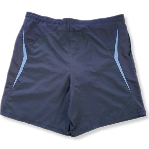 Pantalones Cortos Champion L Gris Cordón Malla Forrada Bolsillos Atlético Baloncesto