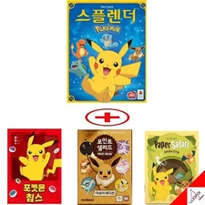 Splendor Pokemon+Chips+Point Salad Eevee+Paper Sapari Pikachu Board Game-Korean