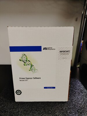 APPLIED BIOSYSTEMS PN 4465447 Primer Express Software Version 3.0.1