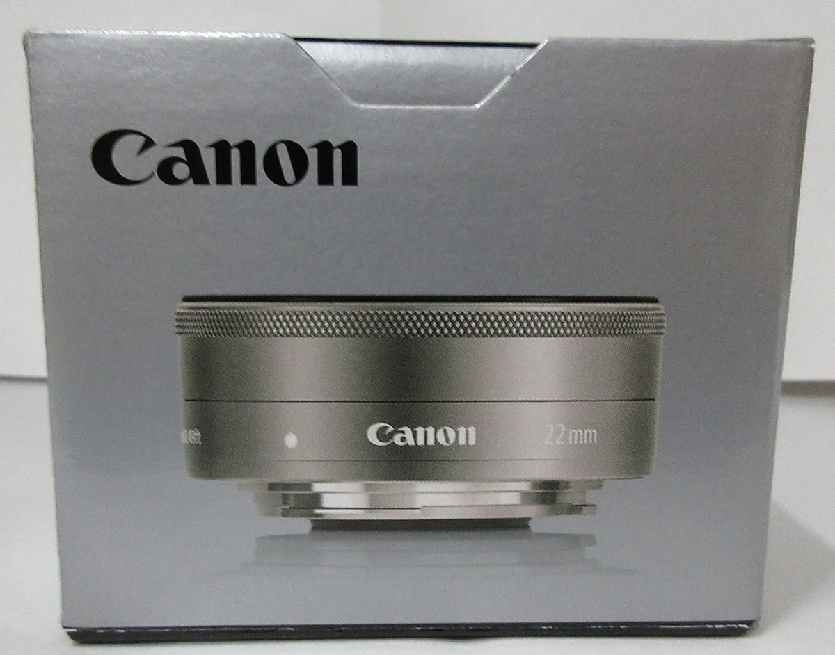 Canon EF-M22mm F2 STM Wide Angle Zoom Lens Single Focus Silver EF