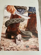 Nocona  Boots Snake Poster By Alex Able