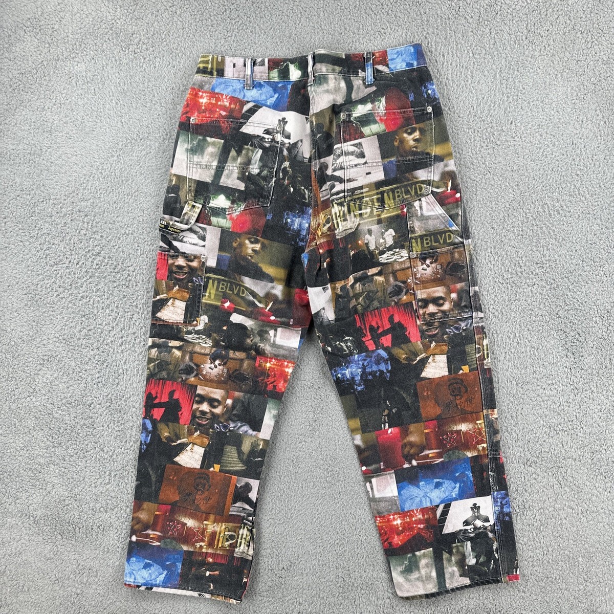 Supreme Nas & DMX 98 Belly Movie Collage Double Knee Denim Supreme Nas & DMX 98 Belly Movie Collage Double Knee Denim