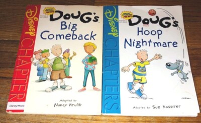 Doug Chapter Books LOT of 2 Disney Doug Children's Chapter Book Big Comeback Hoop ...