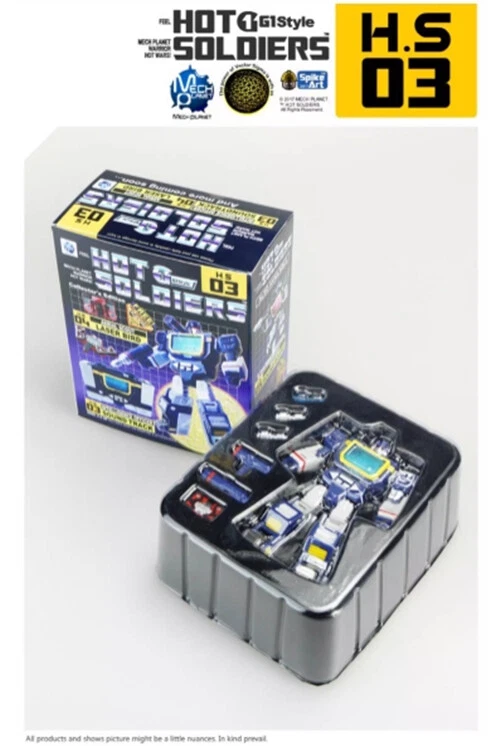 Nuevo En Stock Soundwave Decepticon HOT SOLDIES HS-03 Figura de Acción Robot Juguetes 4" Foto 4 de 4