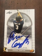 ANDREW DREW COMPTON BRAVES 2018 LEAF PERFECT GAME IP AUTO SIGNED AUTOGRAPH