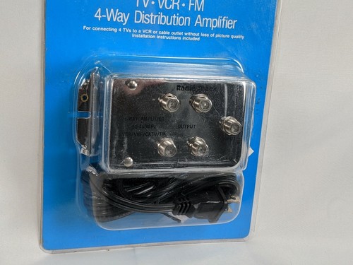 NEW RADIO SHACK, 4-WAY AMPLIFIER, # 15-1119, 50-400MHz, VCR/VHF/CATV/FM, ARCHER - Picture 2 of 3