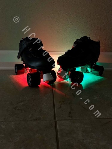 Kit luci LED controllate Bluetooth per pattini a rotelle 16 milioni di opzioni di colore - Foto 3 di 9