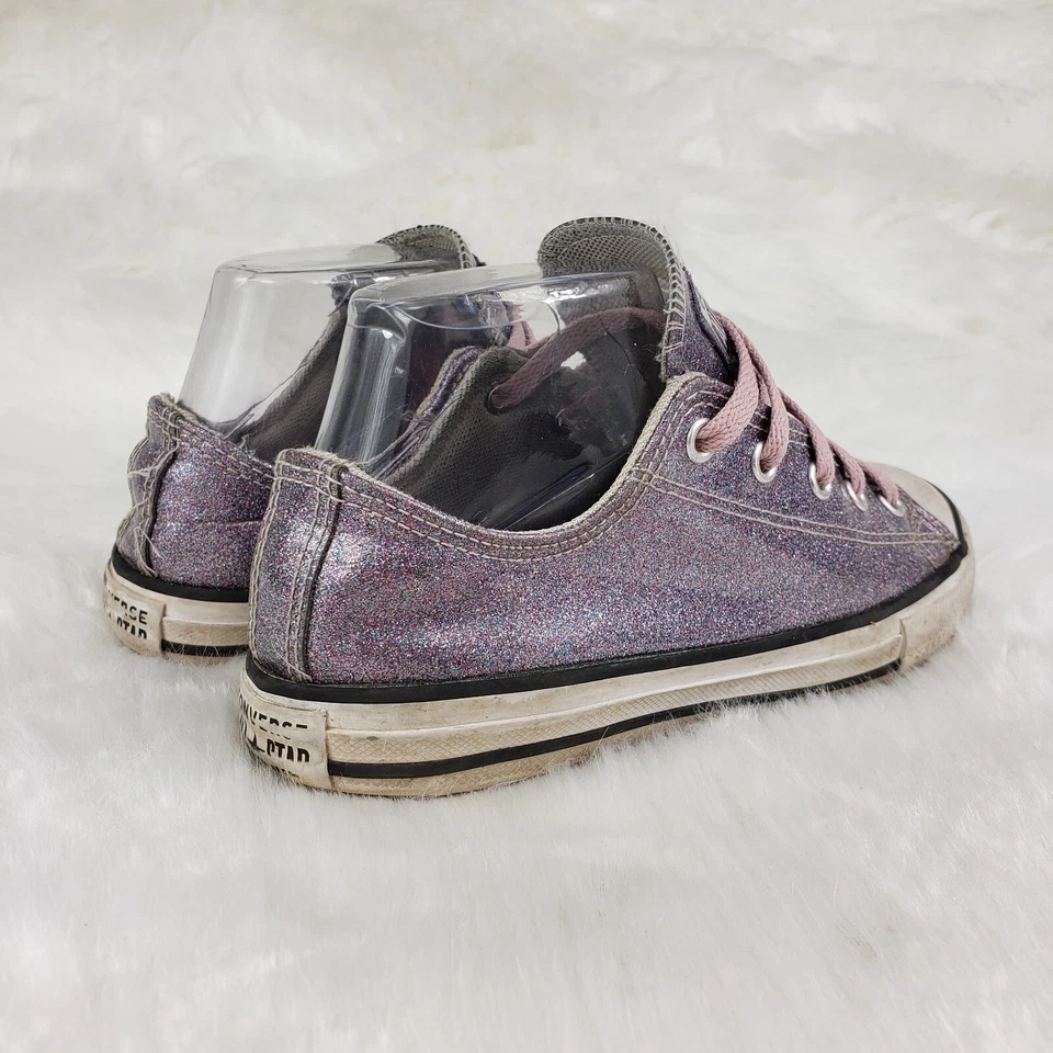Tenis CONVERSE ALL STAR 668468C púrpura brillo brillante talla juvenil EE. UU. 3 EUR 35 Foto 4 de 4